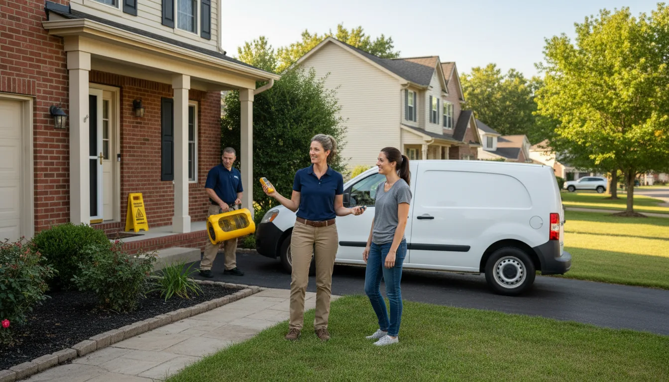 Water restoration image for Mildew Remediation in Wyandotte, MI